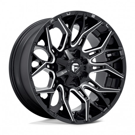 Cerchi in lega Fuel Fuel D769 TWITCH cerchio 22x10 8x170 125.1 ET-18, Nero lucido | race-shop.it