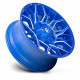 Cerchi in lega Fuel Fuel D770 TWITCH cerchio 20x10 5x114.3/5x127 78.1 ET-18, Anodized blu | race-shop.it