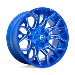 Fuel D770 TWITCH cerchio 22x10 8x165.1 125.1 ET-18, Anodized blu