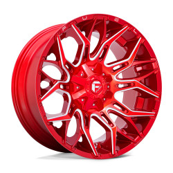Fuel D771 TWITCH cerchio 22x10 8x180 124.2 ET-18, Candy rosso