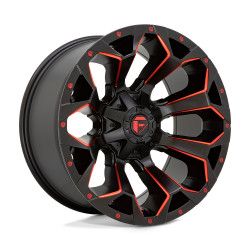 Fuel D787 ASSAULT cerchio 20x10 5x114.3/5x127 78.1 ET-18, Matte Nero