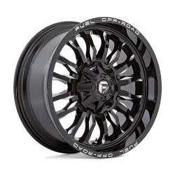 Fuel D795 ARC cerchio 20x9 5x139.7/5x150 110.1 ET1, Nero lucido