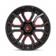 Cerchi in lega Fuel Fuel D712 RAGE cerchio 22x10 8x165.1 125.1 ET-18, Nero lucido | race-shop.it
