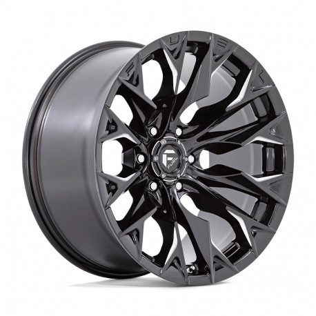 Cerchi in lega Fuel Fuel D803 FLAME cerchio 20x9 8x180 124.2 ET20, Nero lucido | race-shop.it