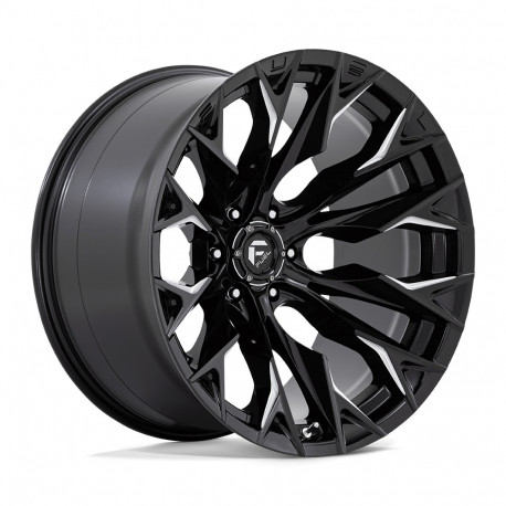 Cerchi in lega Fuel Fuel D803 FLAME cerchio 22x12 6x139.7 106.1 ET-44, Nero lucido | race-shop.it