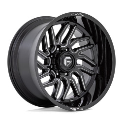 Fuel D807 HURRICANE cerchio 22x12 8x165.1 125.1 ET-44, Nero lucido