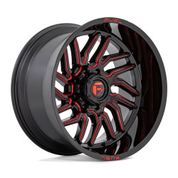 Fuel D808 HURRICANE cerchio 20x9 5x127 71.5 ET1, Nero lucido