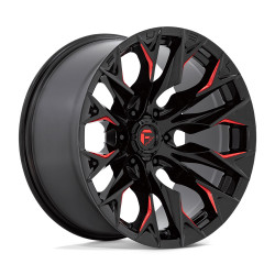 Fuel D823 FLAME cerchio 20x10 8x170 125.1 ET-18, Nero lucido