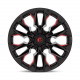 Cerchi in lega Fuel Fuel D823 FLAME cerchio 20x10 6x135 87.1 ET-18, Nero lucido | race-shop.it