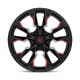 Cerchi in lega Fuel Fuel D823 FLAME cerchio 20x10 5x139.7 78.1 ET-18, Nero lucido | race-shop.it
