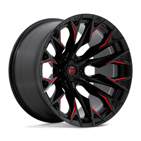 Cerchi in lega Fuel Fuel D823 FLAME cerchio 22x12 6x139.7 106.1 ET-44, Nero lucido | race-shop.it