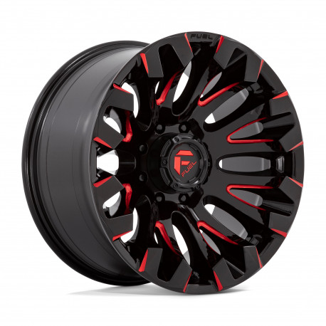 Cerchi in lega Fuel Fuel D829 QUAKE cerchio 20x10 8x170 125.1 ET-18, Nero lucido | race-shop.it