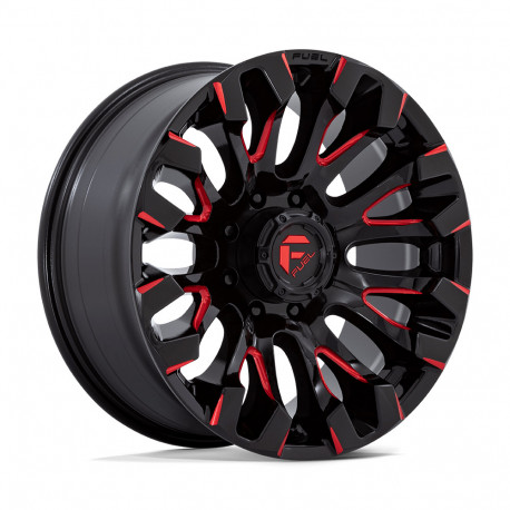 Cerchi in lega Fuel Fuel D829 QUAKE cerchio 20x9 8x165.1 125.1 ET1, Nero lucido | race-shop.it