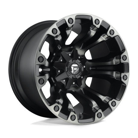 Cerchi in lega Fuel Fuel D851 VAPOR cerchio 18x9 5x114.3/5x127 78.1 ET1, Matte Nero | race-shop.it