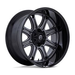 Fuel DARKSTAR cerchio 22x9 8x180 124.2 ET1, Matte gunmetal