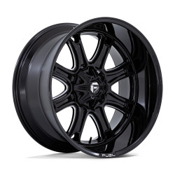 Fuel DARKSTAR cerchio 22x10 5x114.3/5x127 78.1 ET-18, Nero lucido