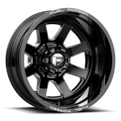 Fuel Mono DE09 FF09D cerchio 20x10 8x180 124.2 ET-24, Matte Nero