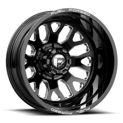Fuel Mono DE19 FF19D cerchio 22x12 8x170 125.1 ET-50, Nero lucido