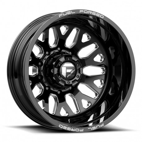 Cerchi in lega Fuel Fuel Mono DE19 FF19D cerchio 24x8.25 10x225 170.1 ET-225, Nero lucido | race-shop.it