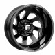 Cerchi in lega Fuel Fuel Mono DD39 FF39D cerchio 22x8.25 8x200 142 ET-202, Nero lucido | race-shop.it