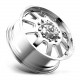 Cerchi in lega Fuel Fuel Mono DE09 FF09D cerchio 24x8.25 10x225 170.1 ET105, Silver | race-shop.it