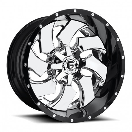 Cerchi in lega Fuel Fuel D240 CLEAVER cerchio 24x12 8x180 124.2 ET-44, Chrome | race-shop.it
