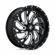 Cerchi in lega Fuel Fuel UTV D641 KOMPRESSOR cerchio 20x7 4x156 132 ET13, Nero lucido | race-shop.it