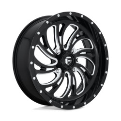 Fuel UTV D641 KOMPRESSOR cerchio 20x7 4x137 110.1 ET13, Nero lucido