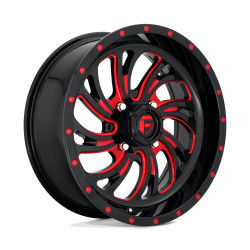Fuel UTV D642 KOMPRESSOR cerchio 18x7 4x137 110.1 ET13, Nero lucido