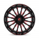 Cerchi in lega Fuel Fuel UTV D822 ARC UTV cerchio 22x7 4x137 110.1 ET13, Nero lucido | race-shop.it