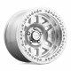 Cerchi in lega KMC KMC KM229 MACHETE CRAWL BEADLOCK cerchio 17x9 6x139.7 108 ET-38, Silver | race-shop.it