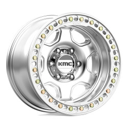 KMC KM233 HEX BEADLOCK cerchio 17x9 5x127 71.5 ET-38, Silver