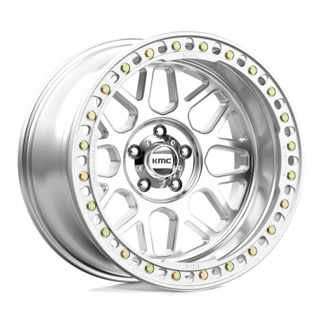 Cerchi in lega KMC KMC KM235 GRENADE CRAWL BEADLOCK cerchio 20x10 5x127 71.5 ET-48, Silver | race-shop.it