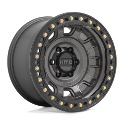 KMC KM236 TANK BEADLOCK cerchio 17x9 5x127 71.5 ET-38, Anthracite