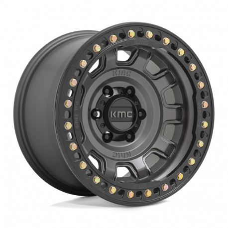 Cerchi in lega KMC KMC KM236 TANK BEADLOCK cerchio 17x9 5x127 71.5 ET-38, Anthracite | race-shop.it