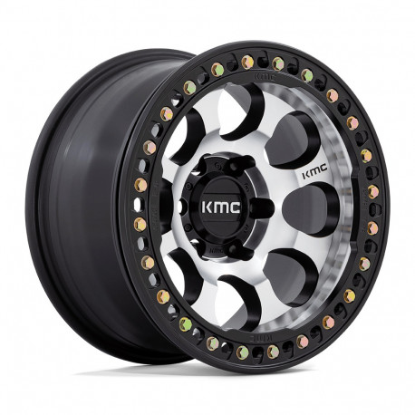 Cerchi in lega KMC KMC KM237 RIOT BEADLOCK cerchio 17x9 6x139.7 108 ET-38, Satin Nero | race-shop.it