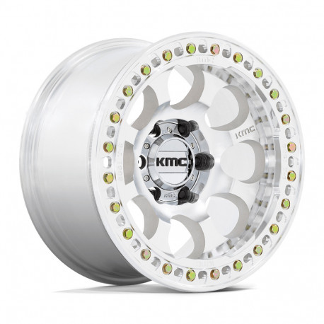 Cerchi in lega KMC KMC KM237 RIOT BEADLOCK cerchio 17x9 6x139.7 108 ET-38, Silver | race-shop.it