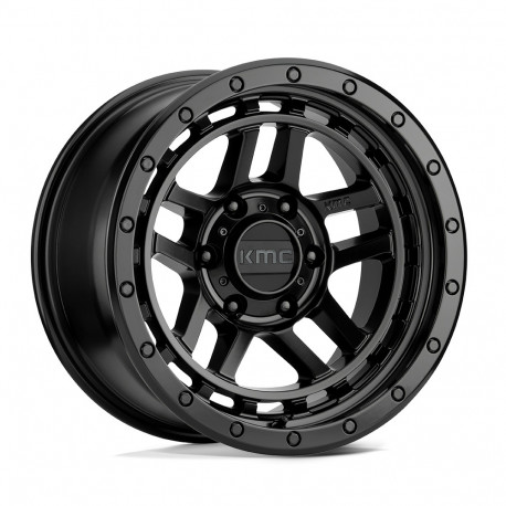 Cerchi in lega KMC KMC KM540 RECON cerchio 17x8.5 6x139.7 106.1 ET18, Satin Nero | race-shop.it