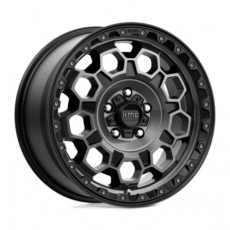 Cerchi in lega KMC KMC KM545 TREK cerchio 17x8 5x108 72.56 ET38, Satin Nero | race-shop.it