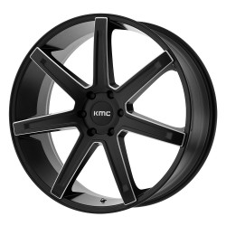 KMC KM700 REVERT cerchio 24x9.5 5x139.7 78.1 ET15, Satin Nero