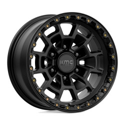 KMC KM718 SUMMIT cerchio 17x8.5 5x127 71.5 ET0, Satin Nero