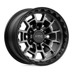 KMC KM718 SUMMIT cerchio 17x8.5 6x139.7 106.1 ET0, Satin Nero