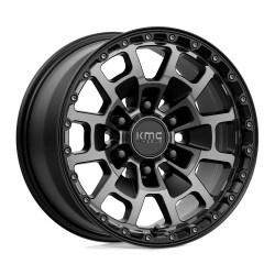 KMC KM718 SUMMIT cerchio 17x8.5 6x139.7 106.1 ET18, Satin Nero