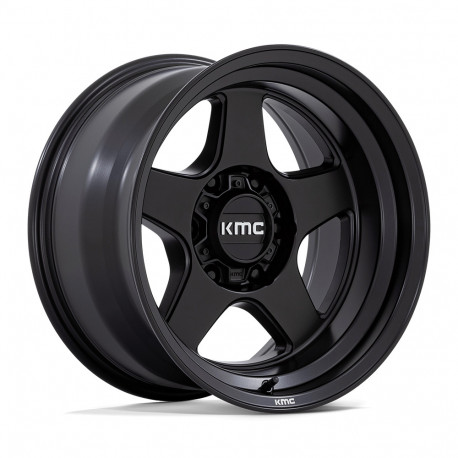 Cerchi in lega KMC KMC KM728 LOBO cerchio 17x8.5 5x127 71.5 ET18, Matte Nero | race-shop.it