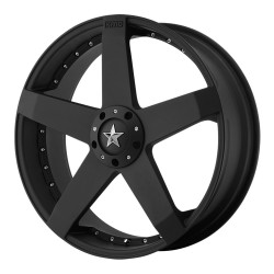 KMC KM775 ROCKSTAR CAR cerchio 17x7.5 5x115/5x120 74.1 ET21, Matte Nero