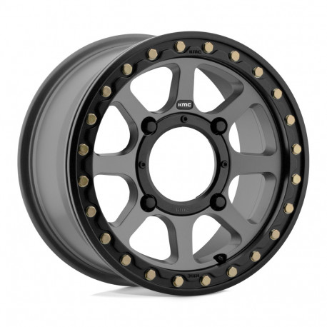 Cerchi in lega KMC KMC Powersports KS234 ADDICT 2 BEADLOCK cerchio 14x7 4x137 112.1 ET38, Satin gray | race-shop.it