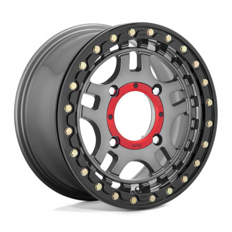 Cerchi in lega KMC KMC Powersports KS240 RECON BEADLOCK cerchio 15x7 4x137 112.1 ET38, Gunmetal | race-shop.it