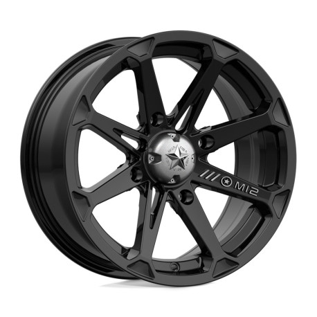 Cerchi in lega MSA MSA Offroad Wheels M12 DIESEL cerchio 15x7 4x137 112.1 ET10, Nero lucido | race-shop.it