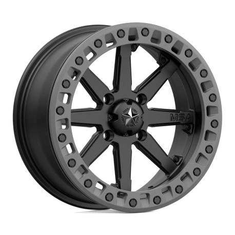 Cerchi in lega MSA MSA Offroad Wheels M31 LOK2 BEADLOCK cerchio 16x7 4x156 132 ET0, Satin Nero | race-shop.it