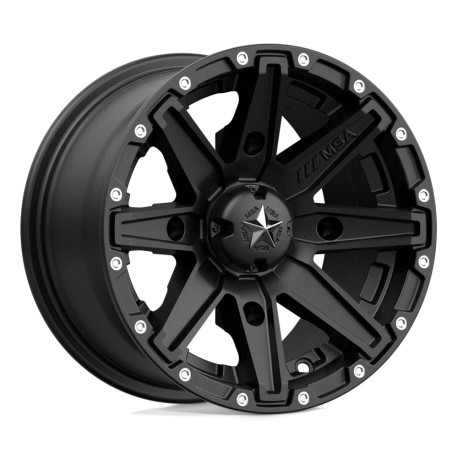 Cerchi in lega MSA MSA Offroad Wheels M33 CLUTCH cerchio 12x7 4x156 132 ET10, Satin Nero | race-shop.it